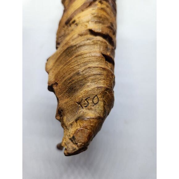 Vtg.Wood Carving Spirit Gnome Wall Sculpture Art Signed KSO BEARDED MAN Tree 13" - Picture 9 of 11